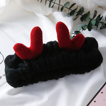Soft Plush Cute Moose Antlers Headband