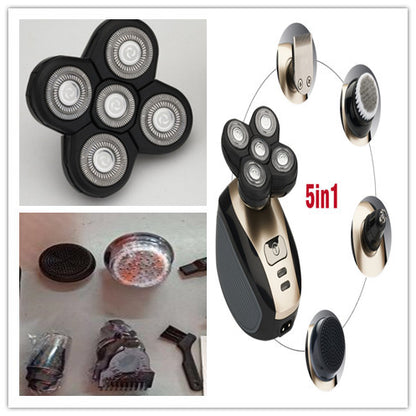 5 In 1 Men Multifunctional Rechargeable Electric Shaver