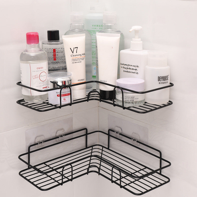 Iron Nail-free Corner Bathroom Shelf