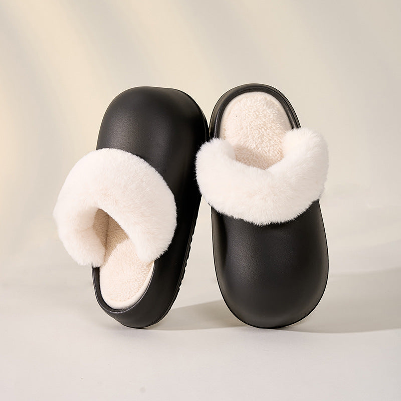 Detachable Waterproof Warm Fuzzy Home Slippers