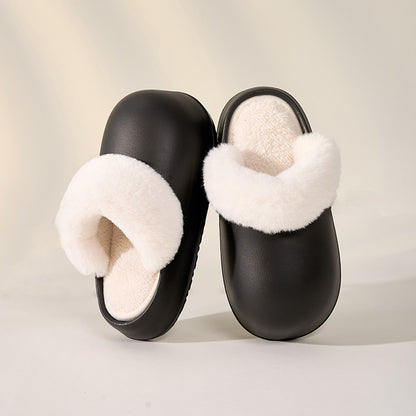 Detachable Waterproof Warm Fuzzy Home Slippers