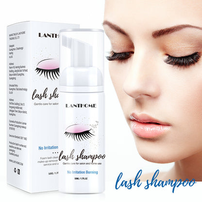 Eyelash shampoo gentle cleansing makeup remover