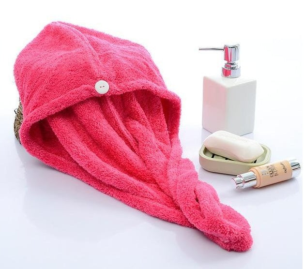 Absorbent Hair Dryer Towel Cap