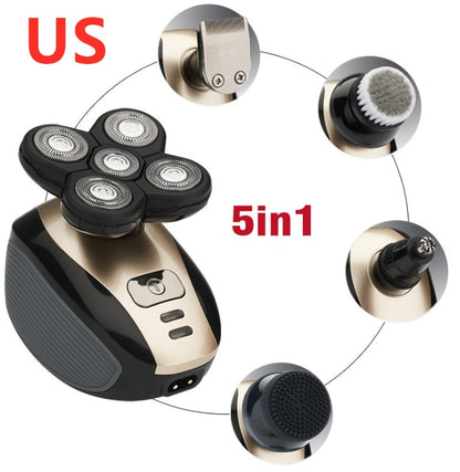 5 In 1 Men Multifunctional Rechargeable Electric Shaver