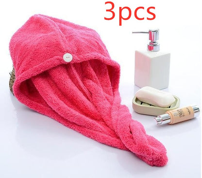 Absorbent Hair Dryer Towel Cap