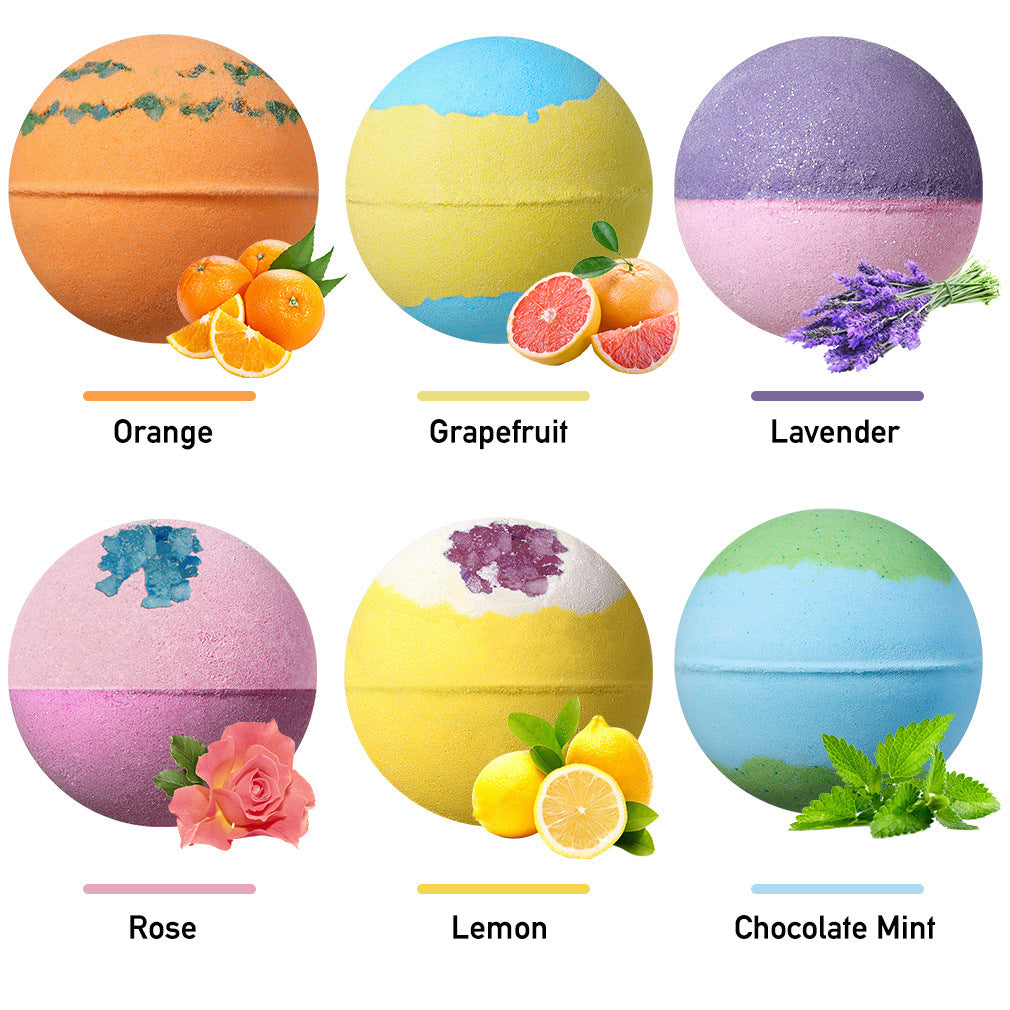 Multi-Bubble Salt Bath Bombs