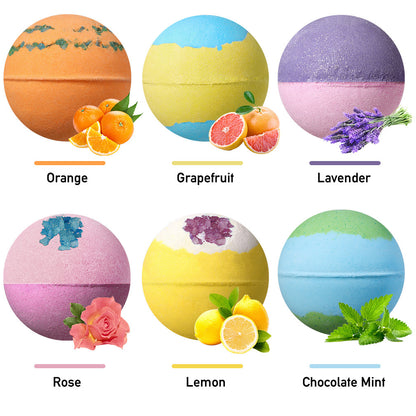 Multi-Bubble Salt Bath Bombs