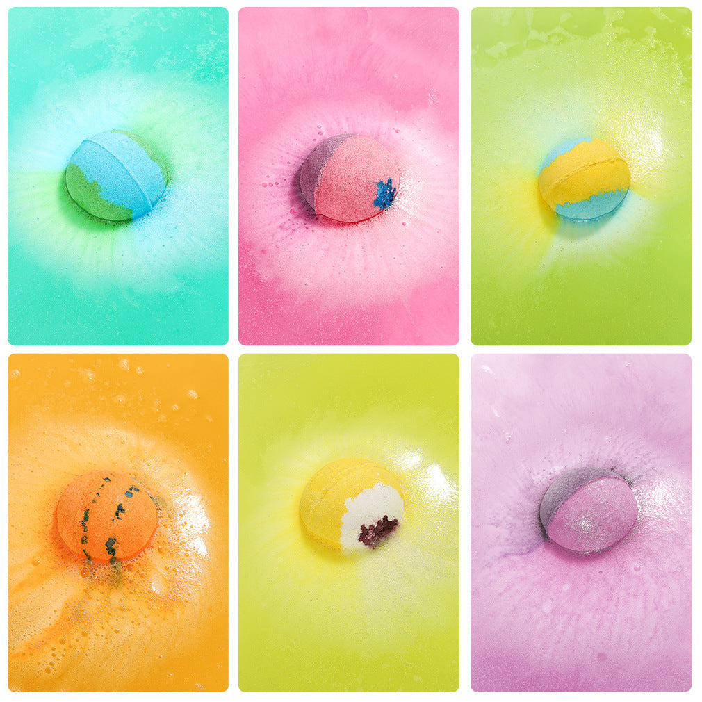 Multi-Bubble Salt Bath Bombs