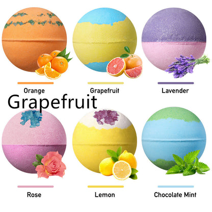 Multi-Bubble Salt Bath Bombs
