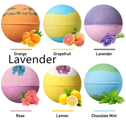 Multi-Bubble Salt Bath Bombs