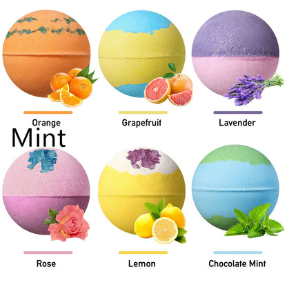 Multi-Bubble Salt Bath Bombs