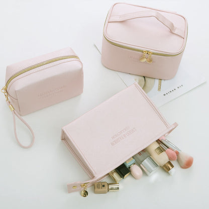 LVGUO & Fashion Collection Leather Waterproof Cosmetic Bag