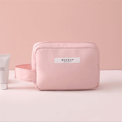 Pastel Korean Style Nylon Cosmetic Bag