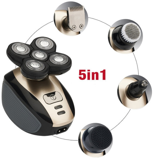 5 In 1 Men Multifunctional Rechargeable Electric Shaver
