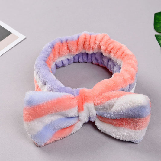 Striped Bow Headband
