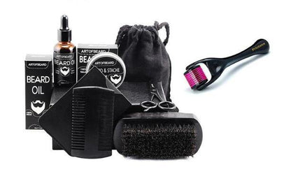 Black Bluezoo Beard 7 Piece Set