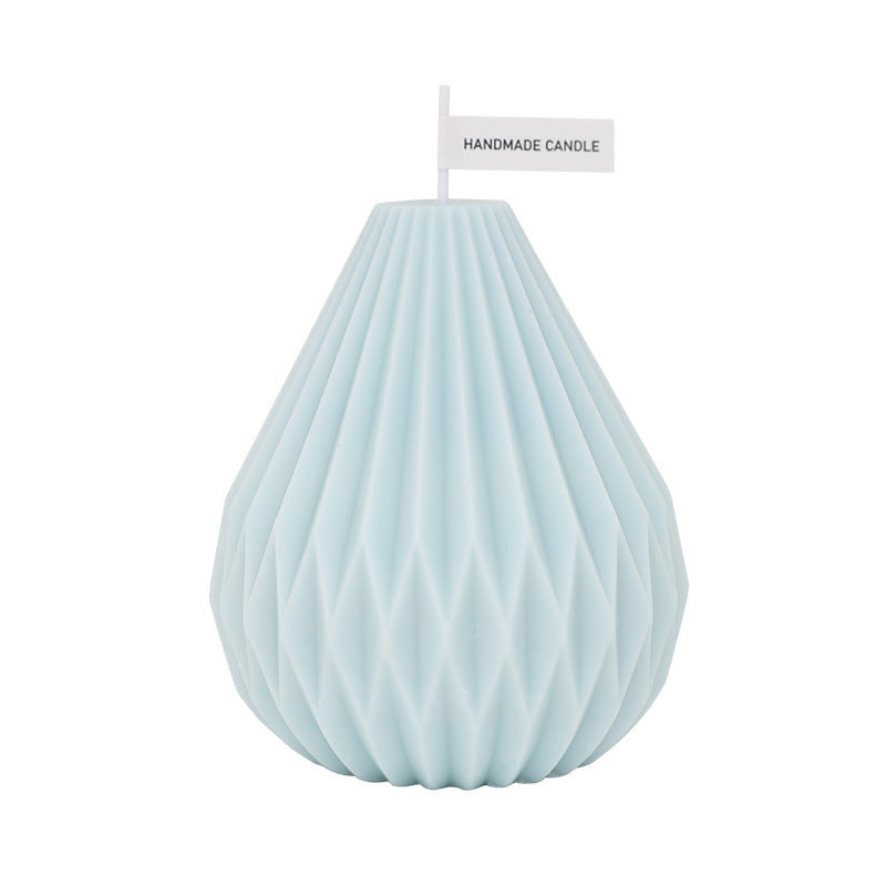 Handmade Nordic Style Lined Pear Shaped Scented Candles