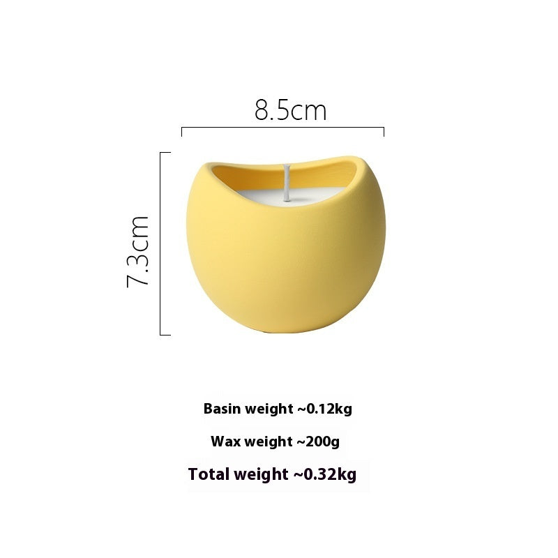 Ceramic Minimalist Creative Ornament Candle Cups