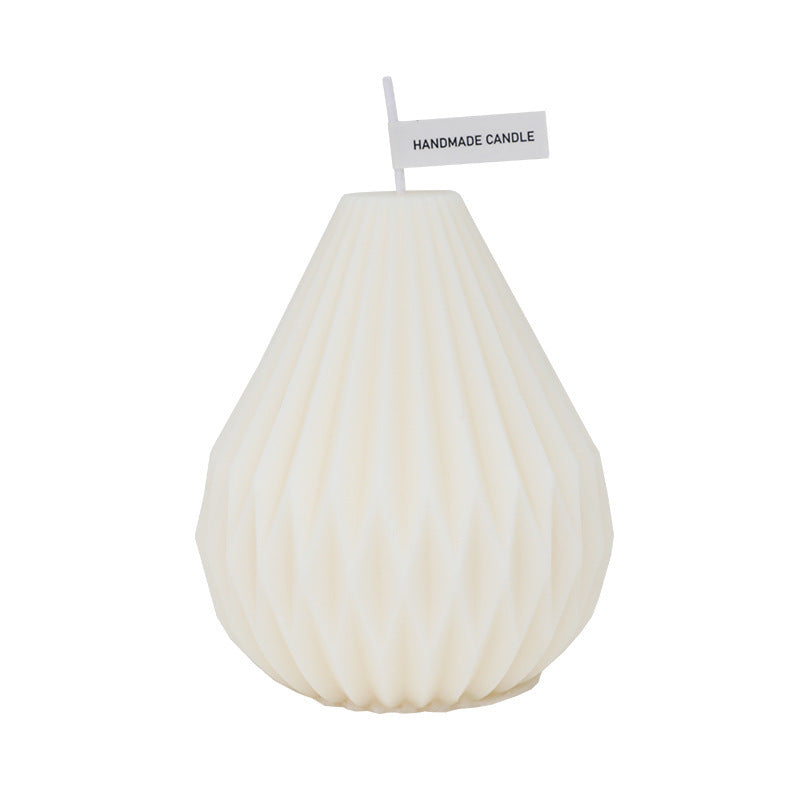 Handmade Nordic Style Lined Pear Shaped Scented Candles