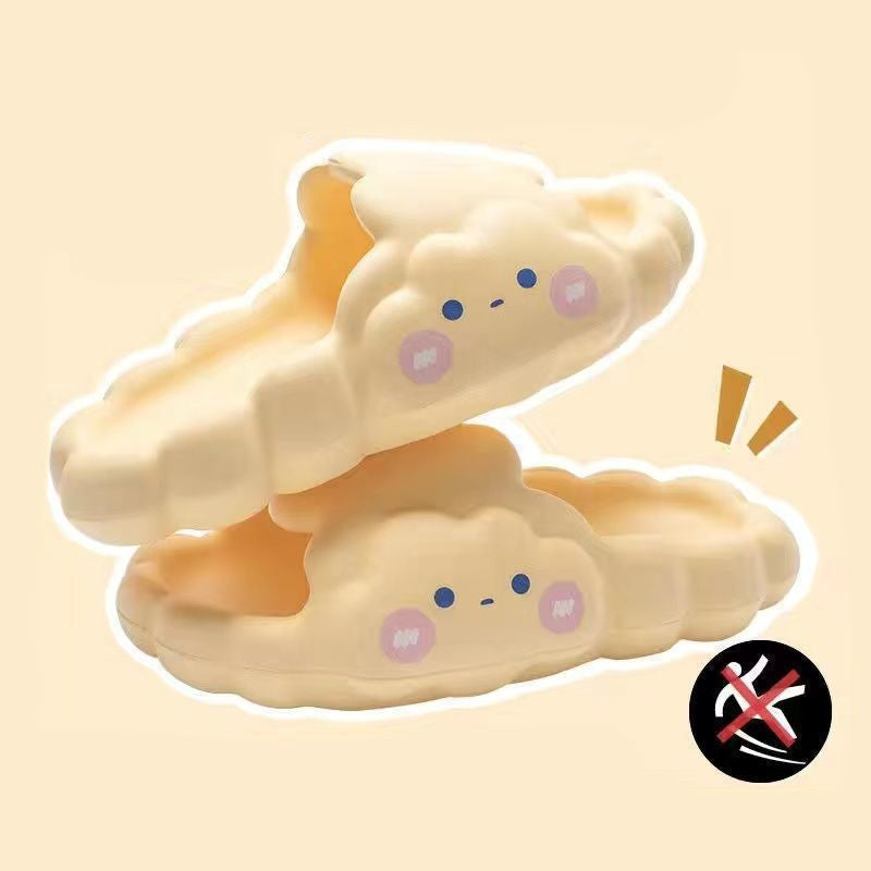 Cloud Home And Bathroom Slippers