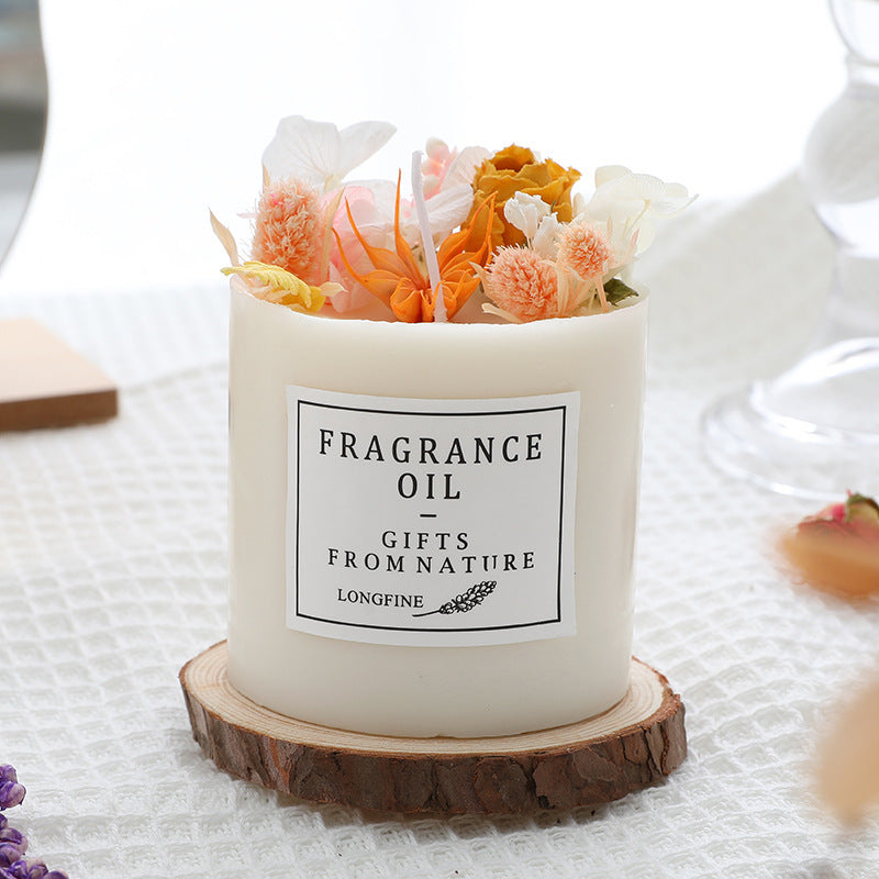 Luxury Dried Flowers Romantic Scented Candles