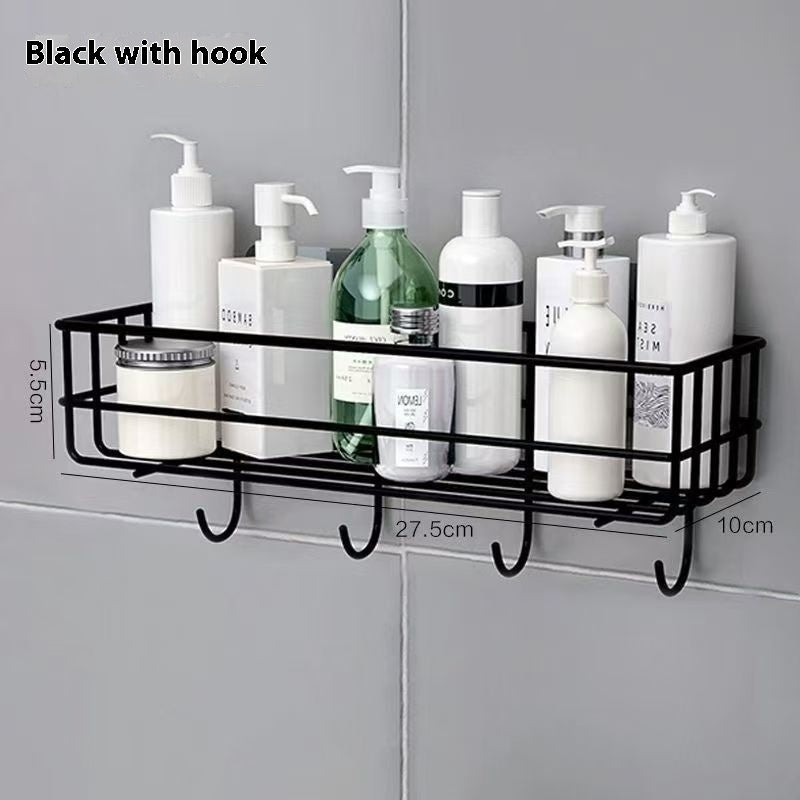 Iron Bathroom Punch-free Storage Rack