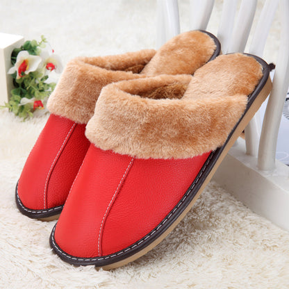Leather Baotou Indoor Slippers