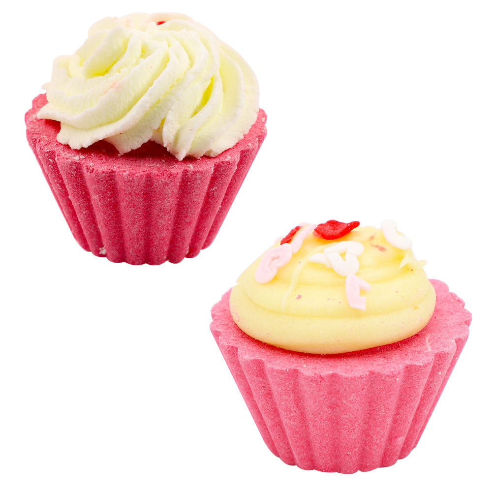 Exfoliating Cake Bubble Bath Bombs