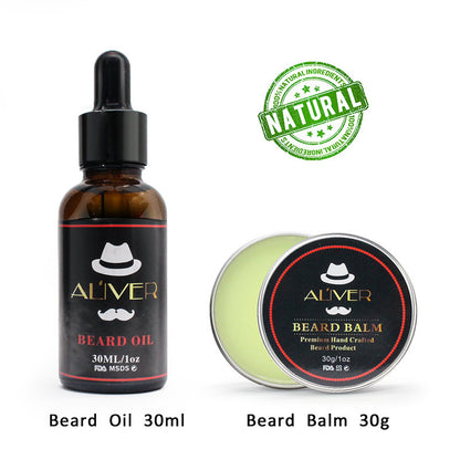 Aliver Men's Beard Shaving 7 pcs Set