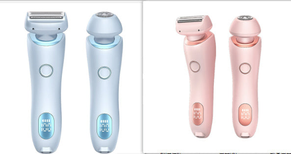 2 In 1 Rechargeable Women Body Hair Removal Razor Epilator