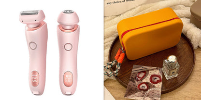 2 In 1 Rechargeable Women Body Hair Removal Razor Epilator