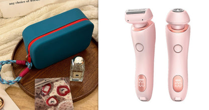 2 In 1 Rechargeable Women Body Hair Removal Razor Epilator