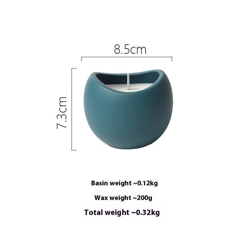 Ceramic Minimalist Creative Ornament Candle Cups
