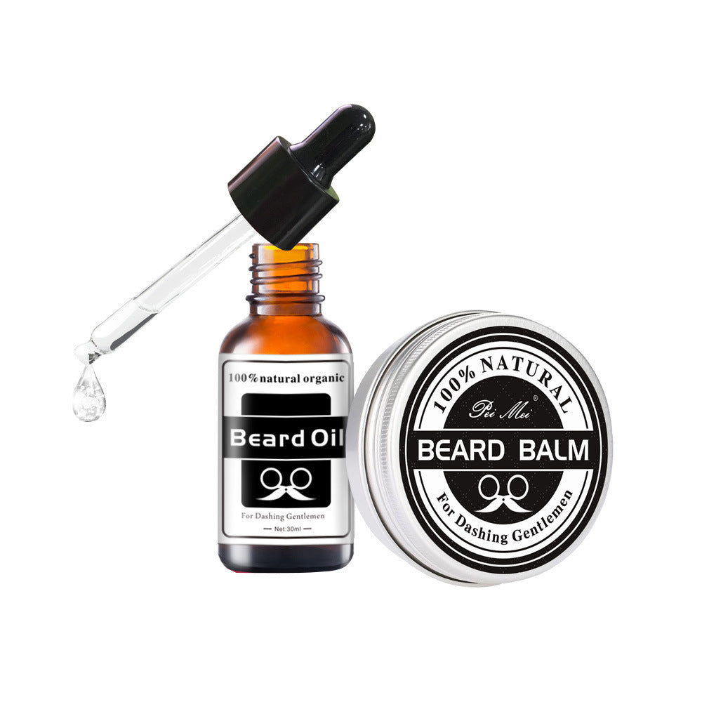 Natural Moisturizing Growth Beard Cream and Oil