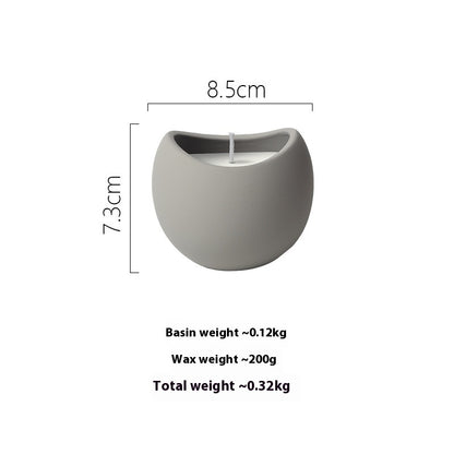 Ceramic Minimalist Creative Ornament Candle Cups