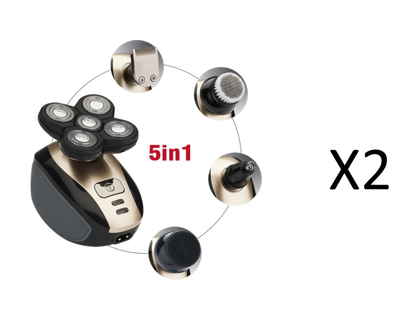 5 In 1 Men Multifunctional Rechargeable Electric Shaver