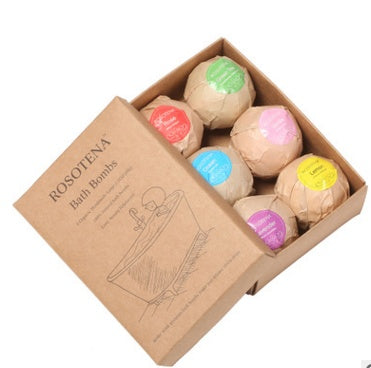 Organic Bath Mint Lavender Rose Scented Bombs Bubble