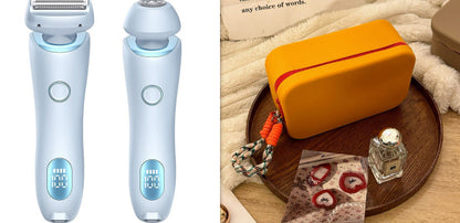 2 In 1 Rechargeable Women Body Hair Removal Razor Epilator