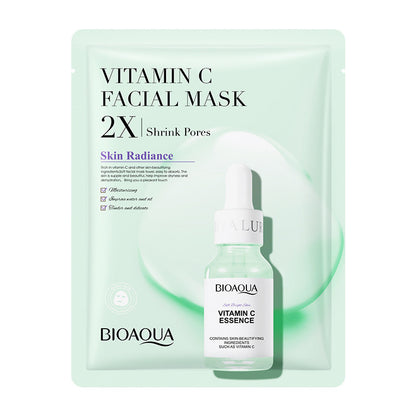 Collagen, Centella Asiatica, Hyaluronic Acid, and Vitamin C Sheet Mask