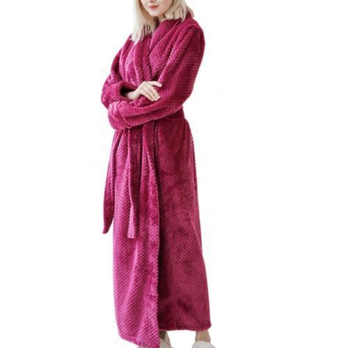 Warm Fleece Women Men Bath Robes
