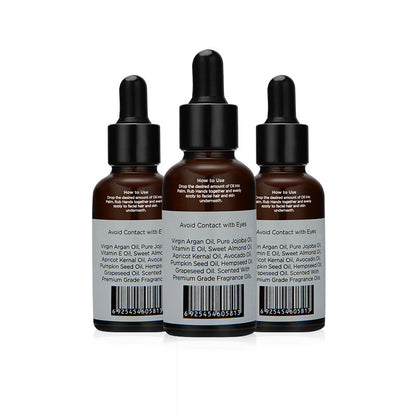 Organic Men's rash improvement, Nourish, Brightening, Beard Oil