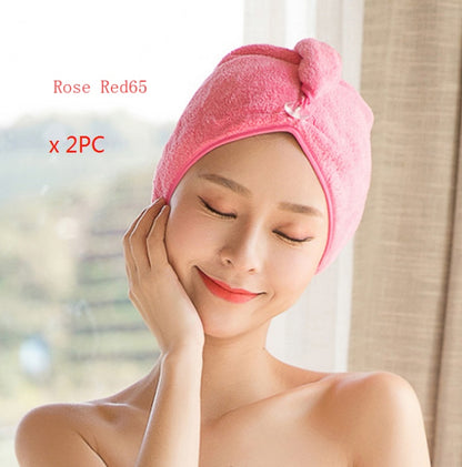 Absorbent Hair Dryer Towel Cap