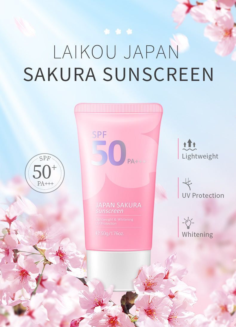 Japan Sakura Moisturizing Sunscreen SPF 50