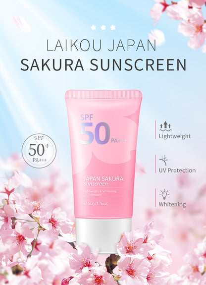 Japan Sakura Moisturizing Sunscreen SPF 50