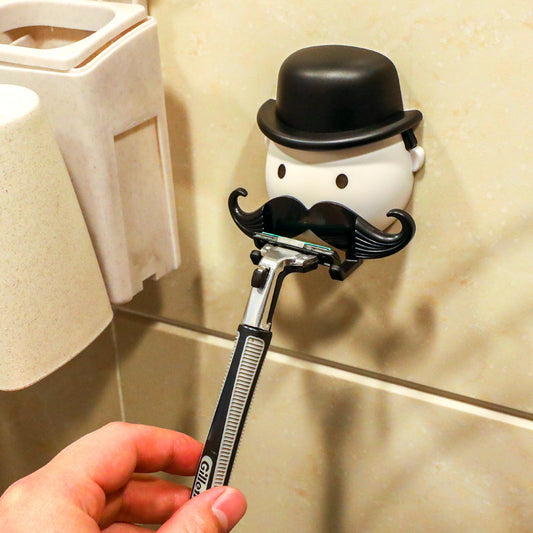 Monopoly Punch-free Wall Hanging Shaver Holder