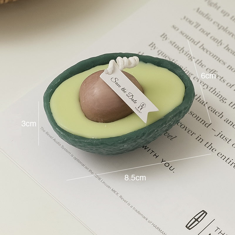 Cute Handmade Avocado Scented Candles