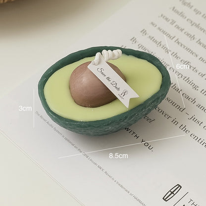 Cute Handmade Avocado Scented Candles