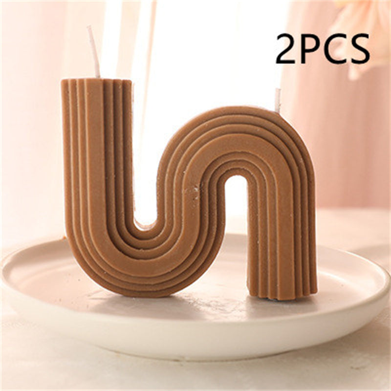 Fashion Art Geometric Handmade Scented Candles