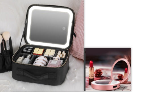 NiceLand Smart LED With Mirror Cosmetic Bag