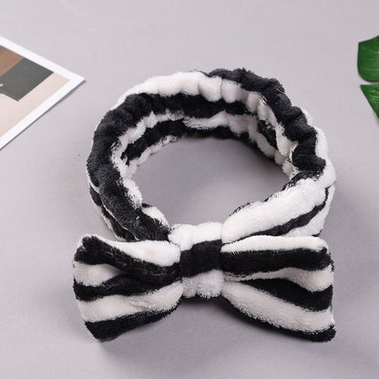 Striped Bow Headband